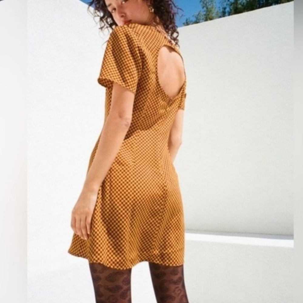 Lisa Says Gah Florence checker dress